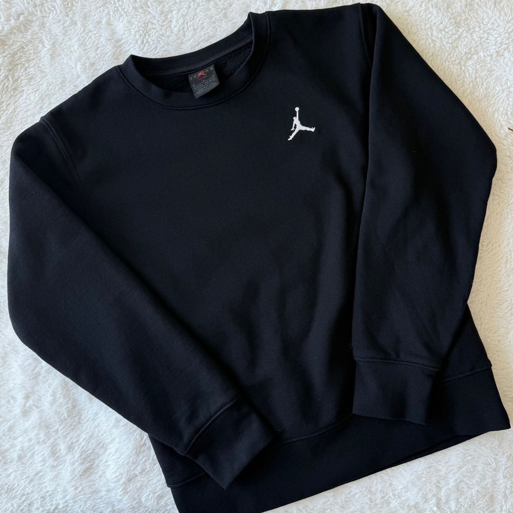Jordan Kids  Black Sweatshirt Size 10y